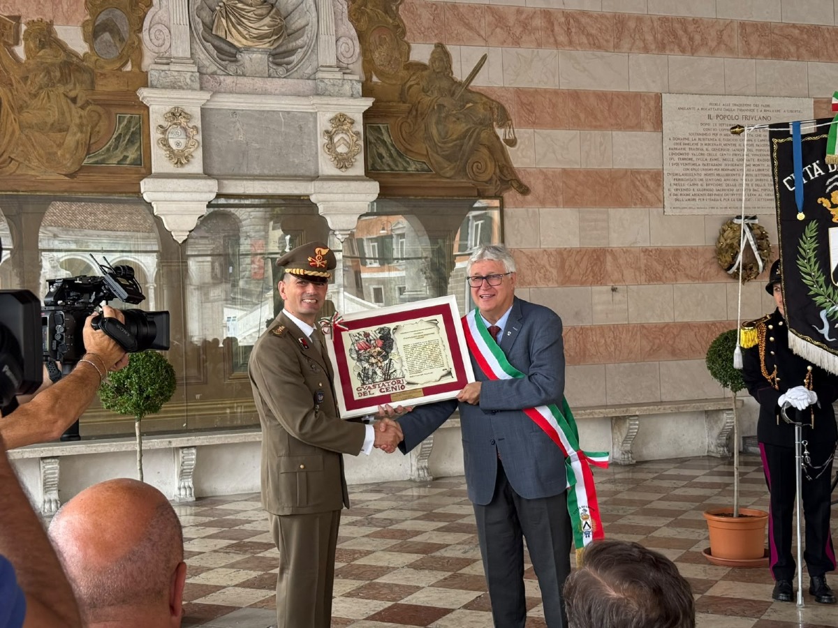 Udine conferisce la cittadinanza onoraria al 3° Reggimento Genio Guastatori