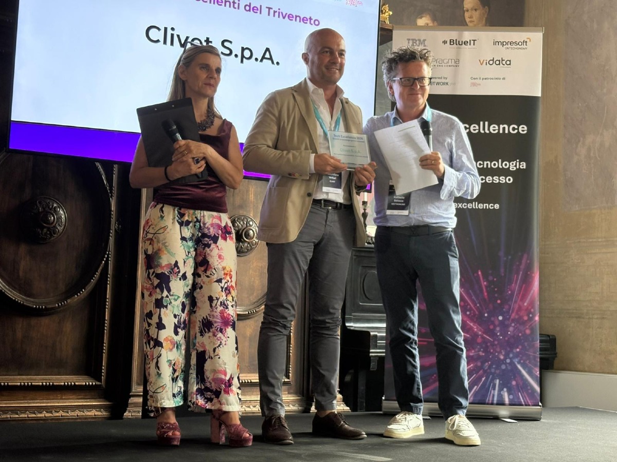 Clivet premiata a Vicenza per crescita e innovazione digitale al Tech Excellence 2026