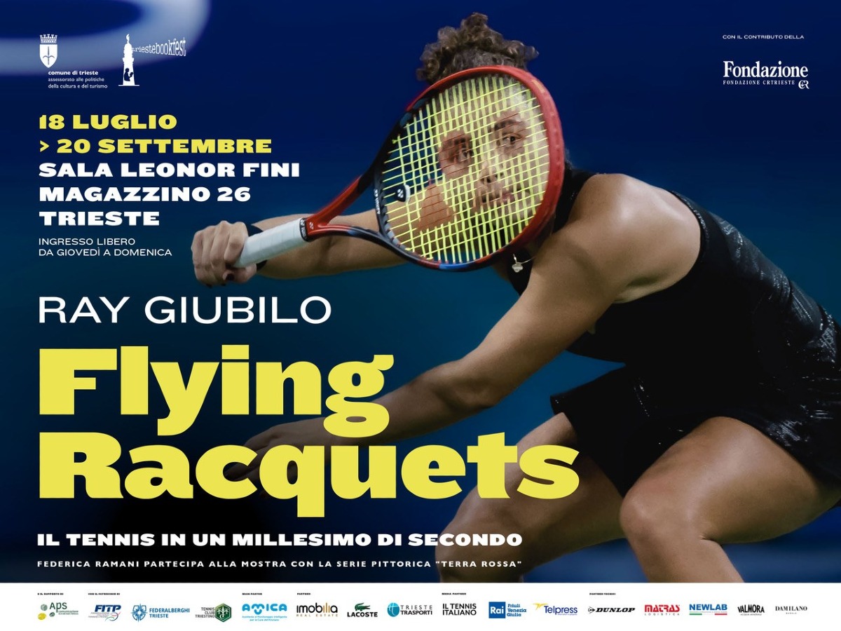 Trieste, al Magazzino 26 la mostra di Ray Giubilo: 60 foto sul tennis mondiale