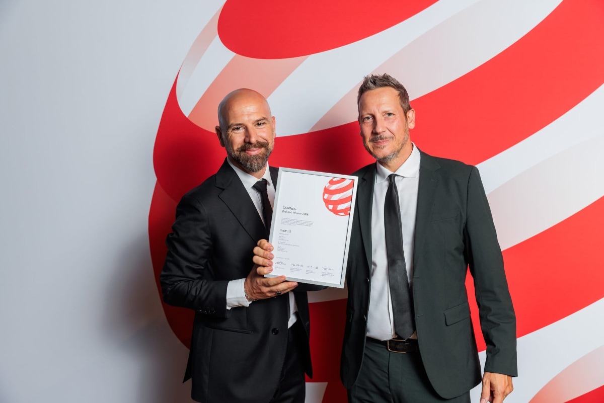 Helty di Vicenza premiata in Germania: Red Dot Award 2026 per il sistema FlowPLUS