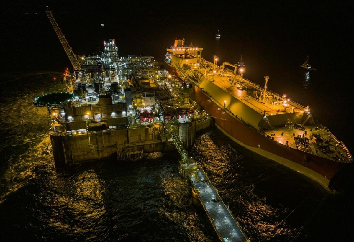 Adriatic LNG copre il 14% della domanda italiana di gas nel primo semestre 2026
