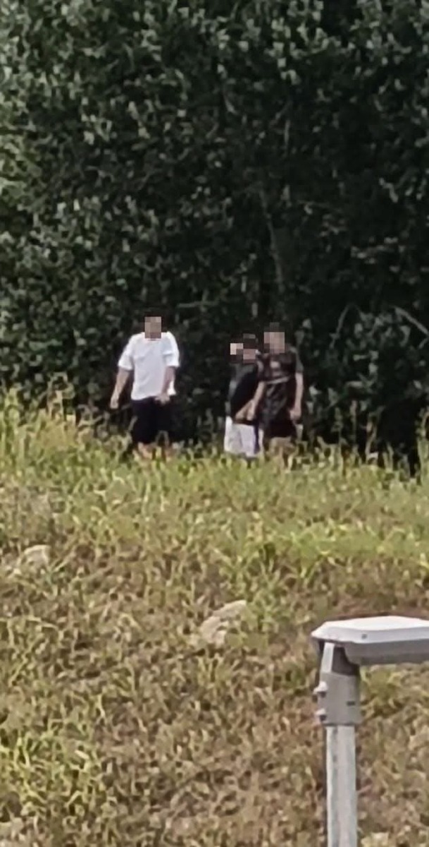 I tre ragazzini coinvolti