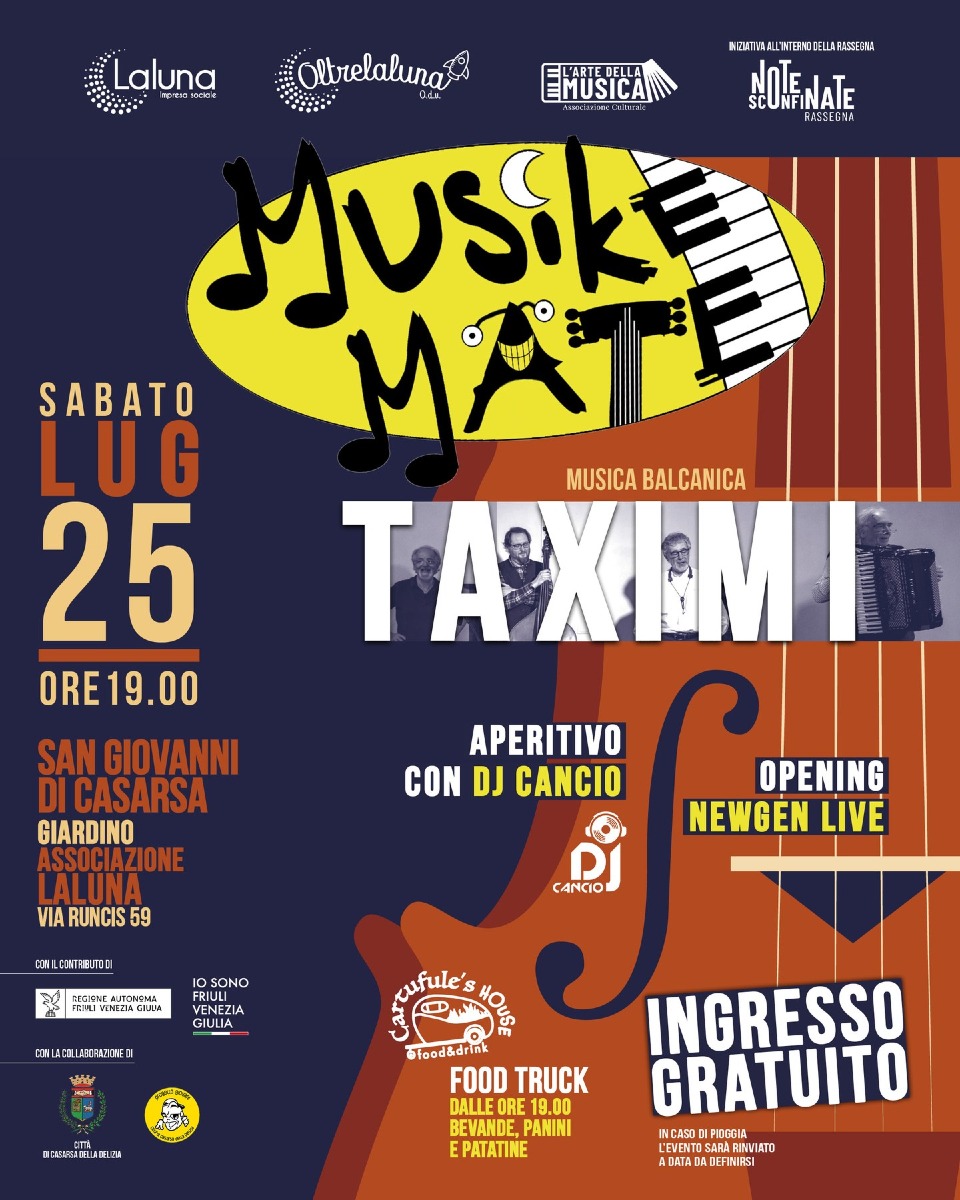 Casarsa della Delizia, il 26 luglio torna Musikemate: concerti gratis e giovani talenti