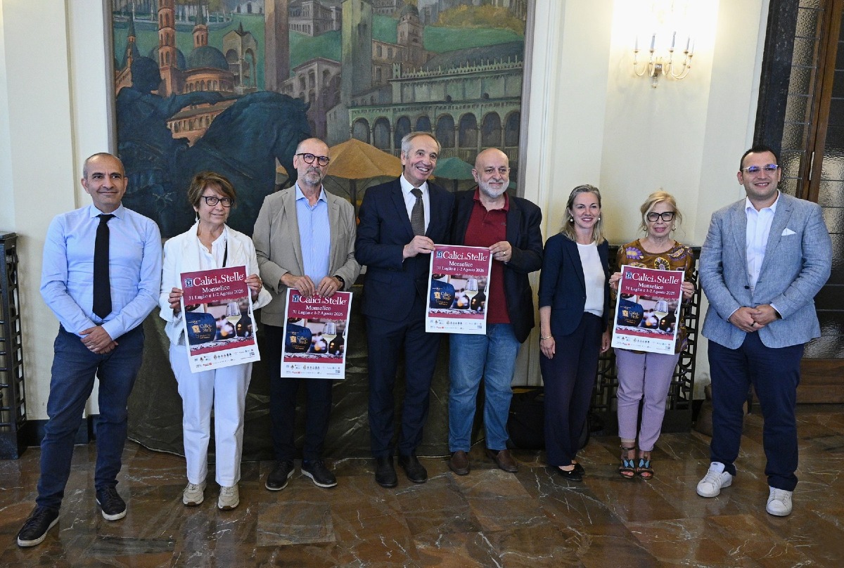Calici di Stelle 2026 debutta a Monselice: tre sere con 26 cantine e degustazioni