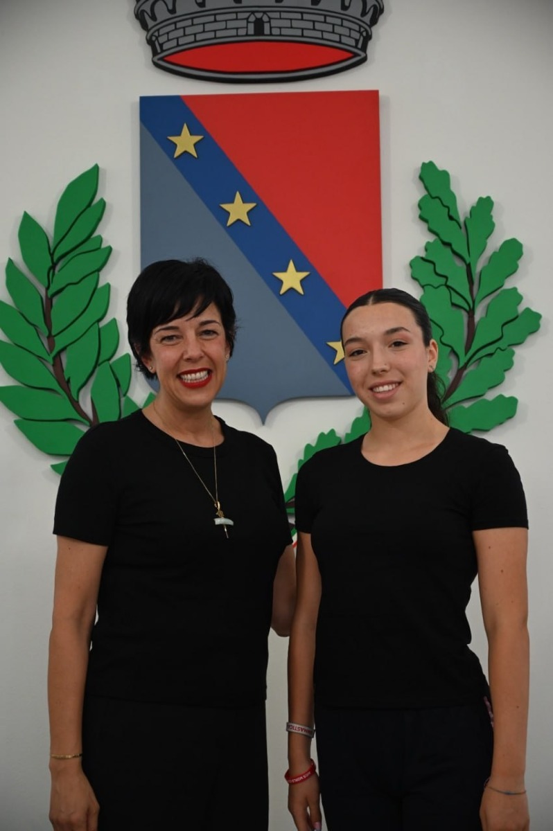 Fiume Veneto premia Irene Lodesani, vicecampionessa italiana di ginnastica ritmica