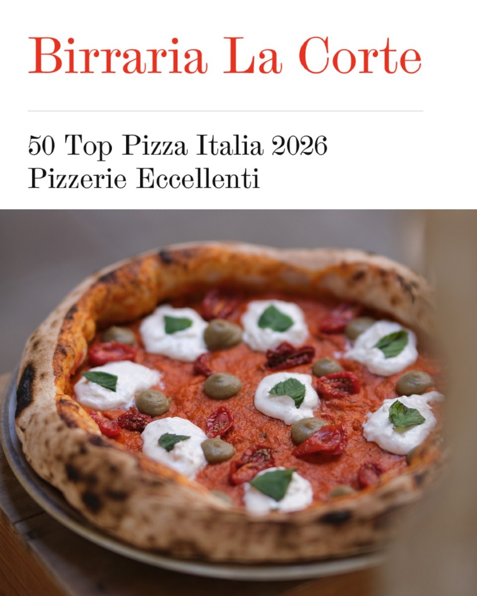 Birraria La Corte di Venezia entra nella guida 50 Top Pizza Italia 2026