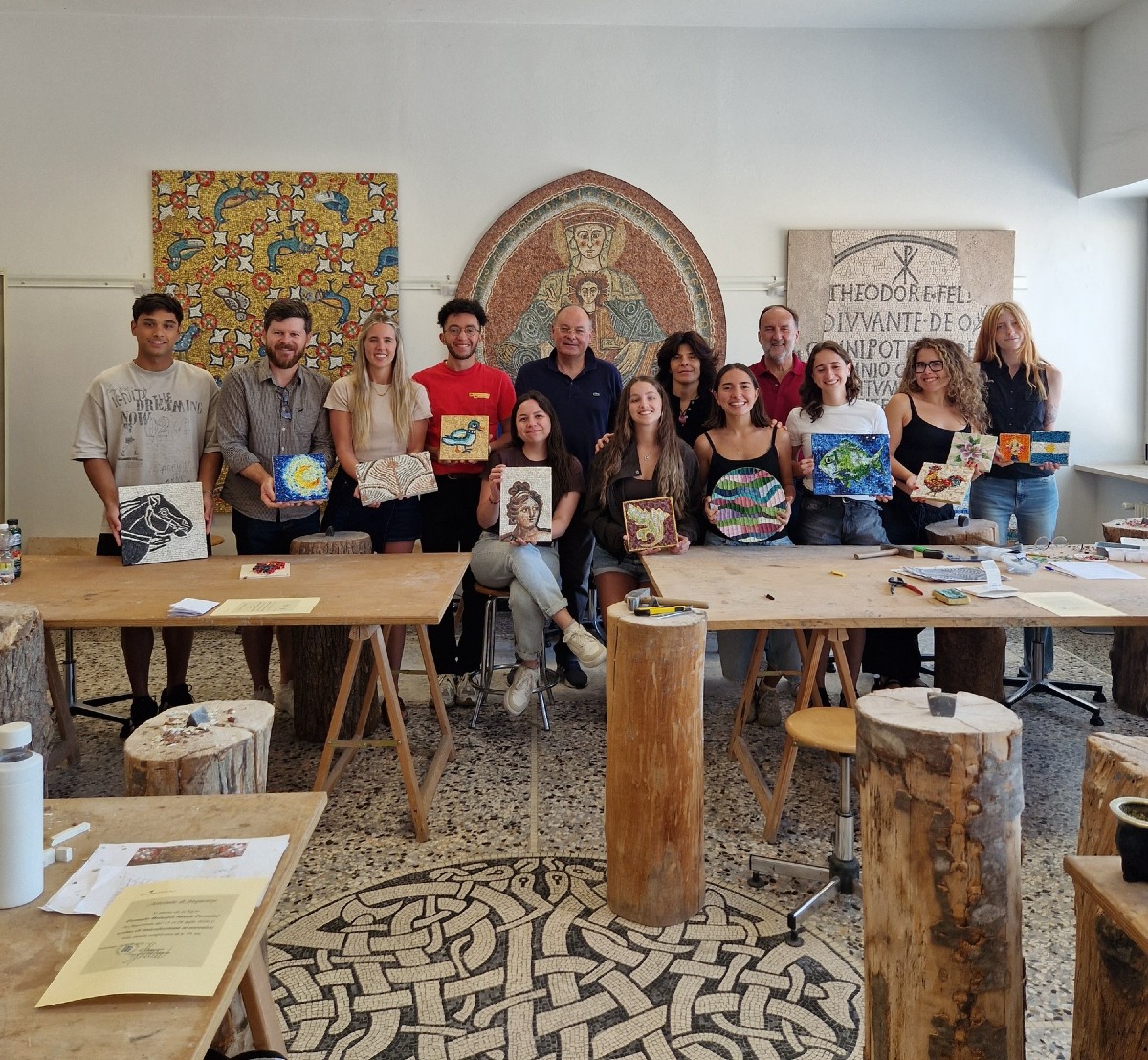 Spilimbergo, dieci giovani corregionali dall’estero alla Scuola Mosaicisti del Friuli