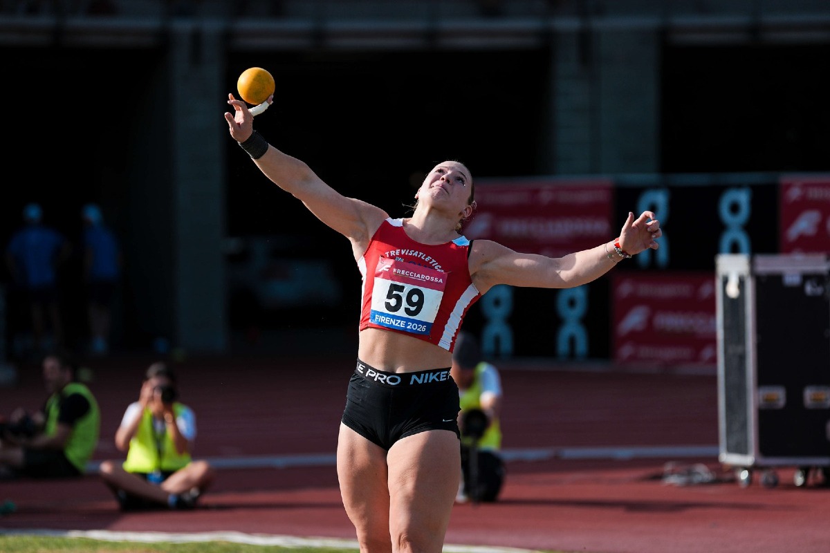 Trevisatletica, Anita Nalesso campionessa italiana assoluta nel peso a 19 anni
