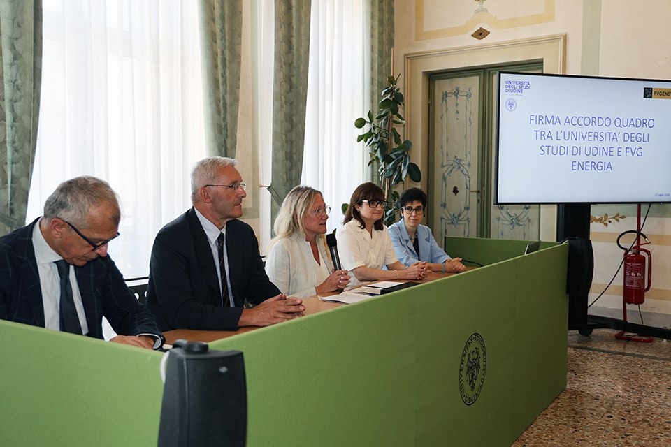 Università di Udine e FVG Energia, accordo di 5 anni su transizione energetica e