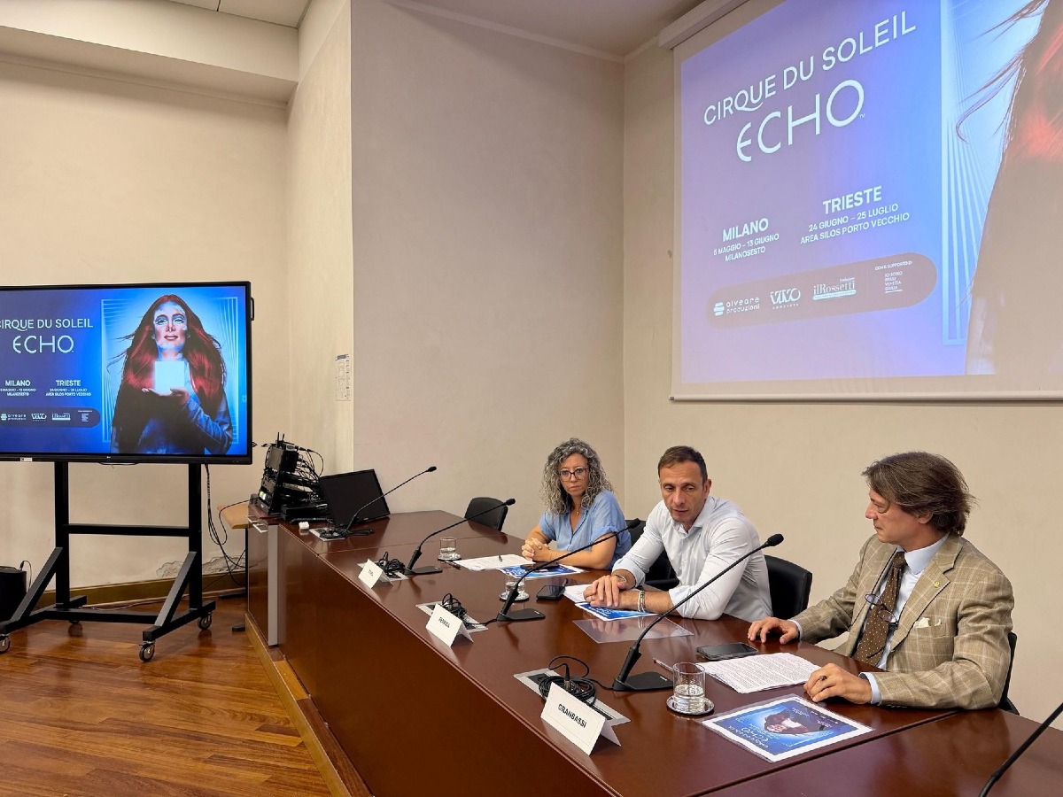 Cirque du Soleil torna a Trieste nel 2027: Echo dal 24 giugno al 25 luglio