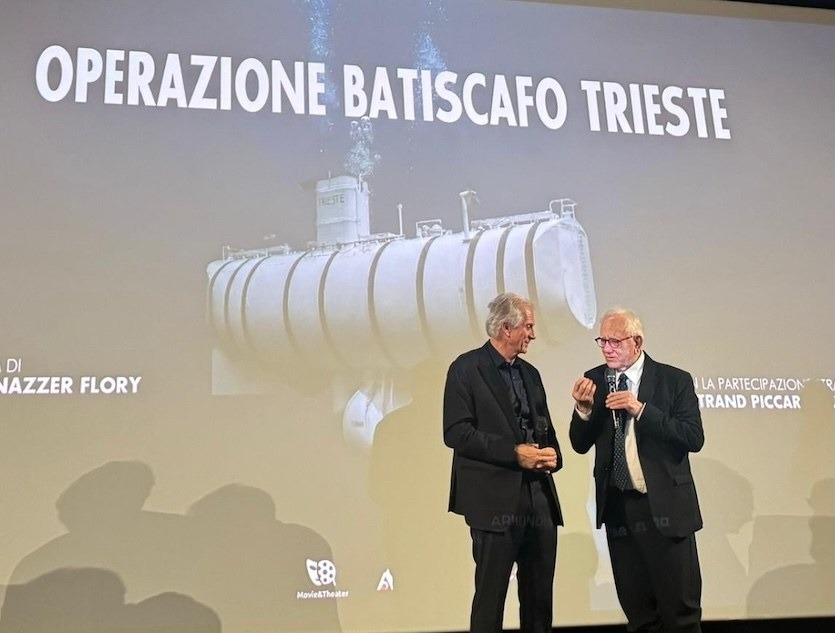 Trieste, il 30 luglio in piazza Verdi il docufilm sul Batiscafo Trieste
