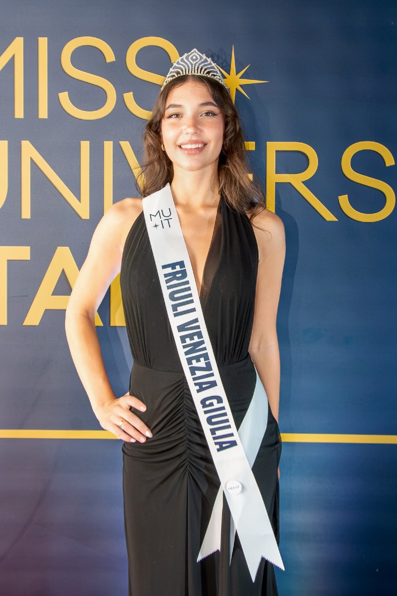 Anna Corazza vince Miss Universe Friuli Venezia Giulia 2026 a San Daniele