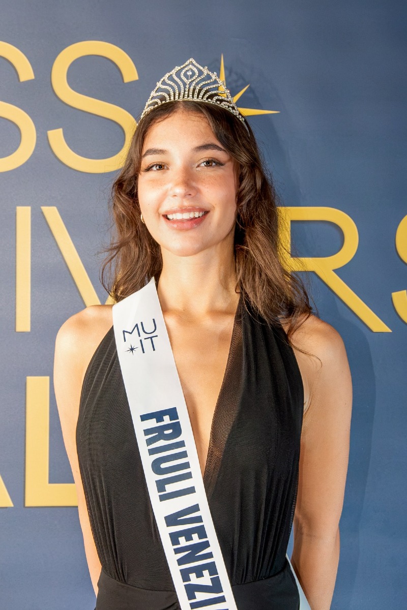 Anna Corazza vince Miss Universe Friuli Venezia Giulia 2026 a San Daniele