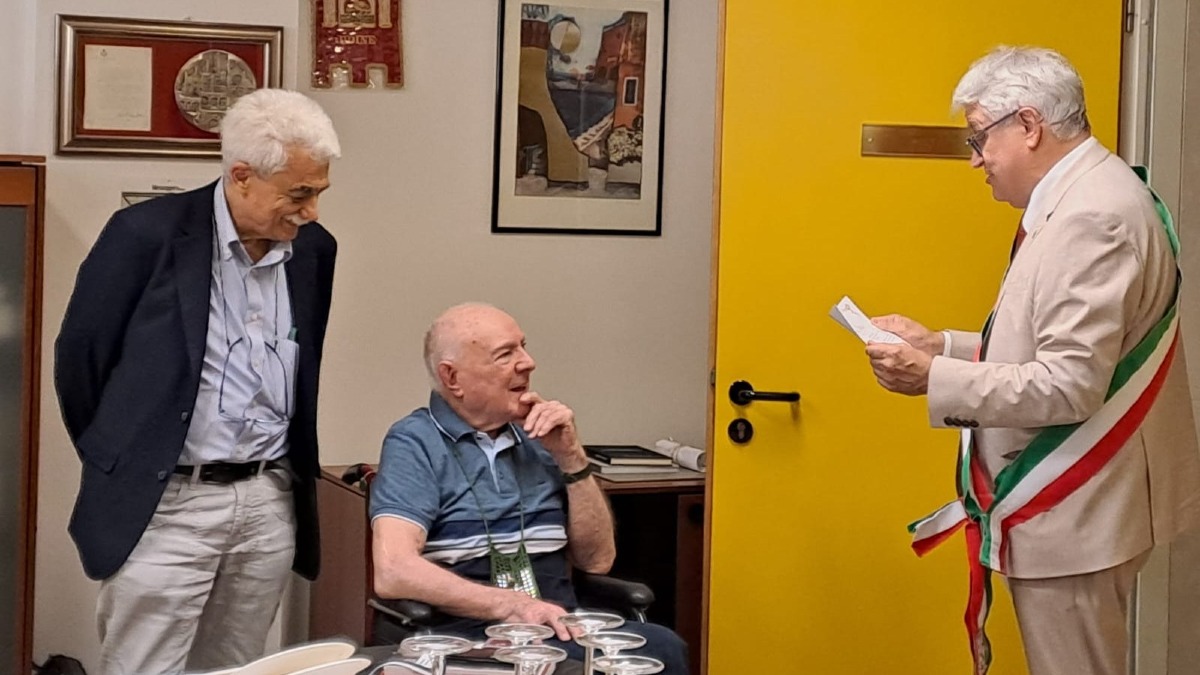 Udine, Sergio Driussi compie 100 anni: festa a La Quiete con famiglia e sindaco - 