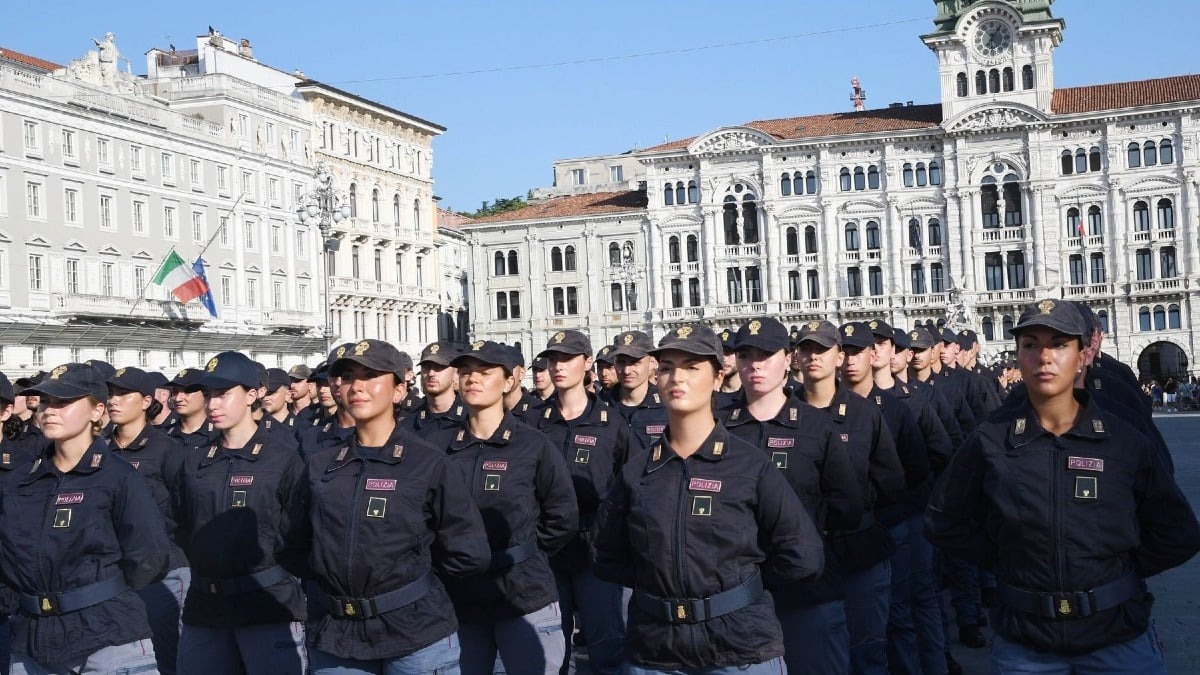 Trieste saluta i 415 del 233° corso: in piazza Unità la vigilia del giuramento