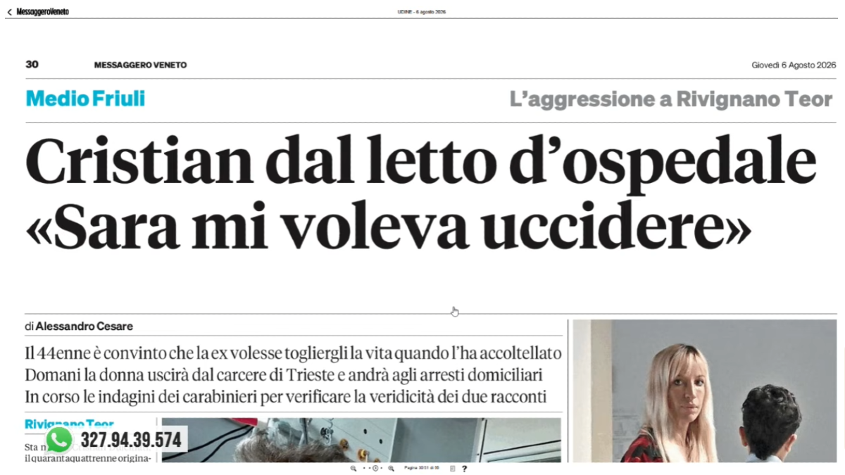La Rassegna stampa di Nordest24, puntata di giovedì 6 agosto 2026 | VIDEO - 
