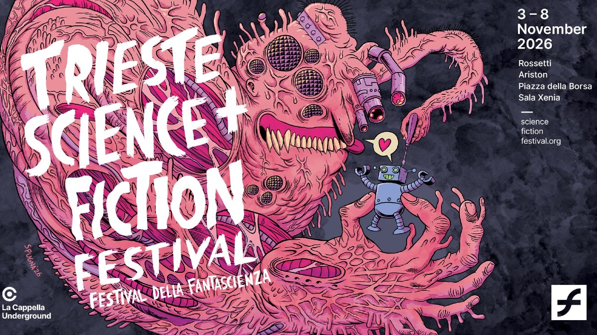 Trieste Science+Fiction Festival 2026, il poster della 26ª edizione è firmato da Spugna - 