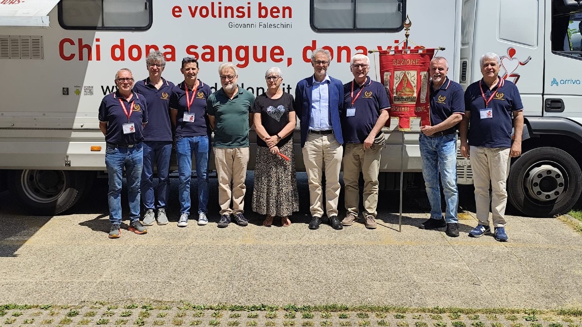 Udine, 42 anni della sezione universitaria Afds: incontro tra rettore e volontari - 