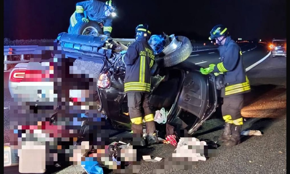 Incidente sull’A27, tre mezzi coinvolti: autostrada chiusa  - 