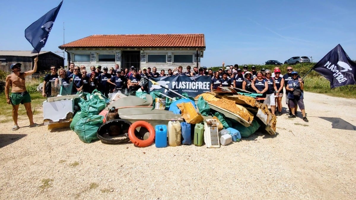 Delta del Po, giornata ecologica a Scano Boa: raccolti più di 5 quintali di rifiuti - 