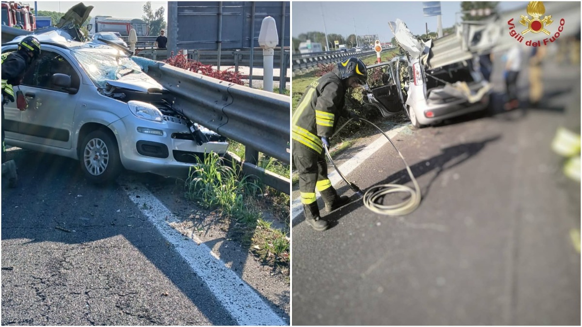 Si schianta contro il guardrail in tangenziale: muore a 44 anni - 
