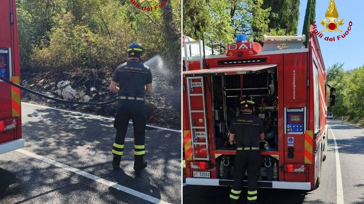 Pomeriggio ad alta attenzione sul Carso: due roghi di vegetazione tra Doberdò e l’area di Trieste - 