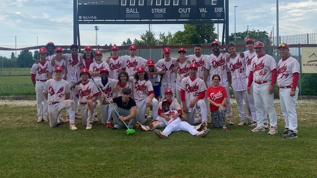 Staranzano Ducks, primo posto in Serie B e torneo internazionale dal 19 al 23 agosto - 