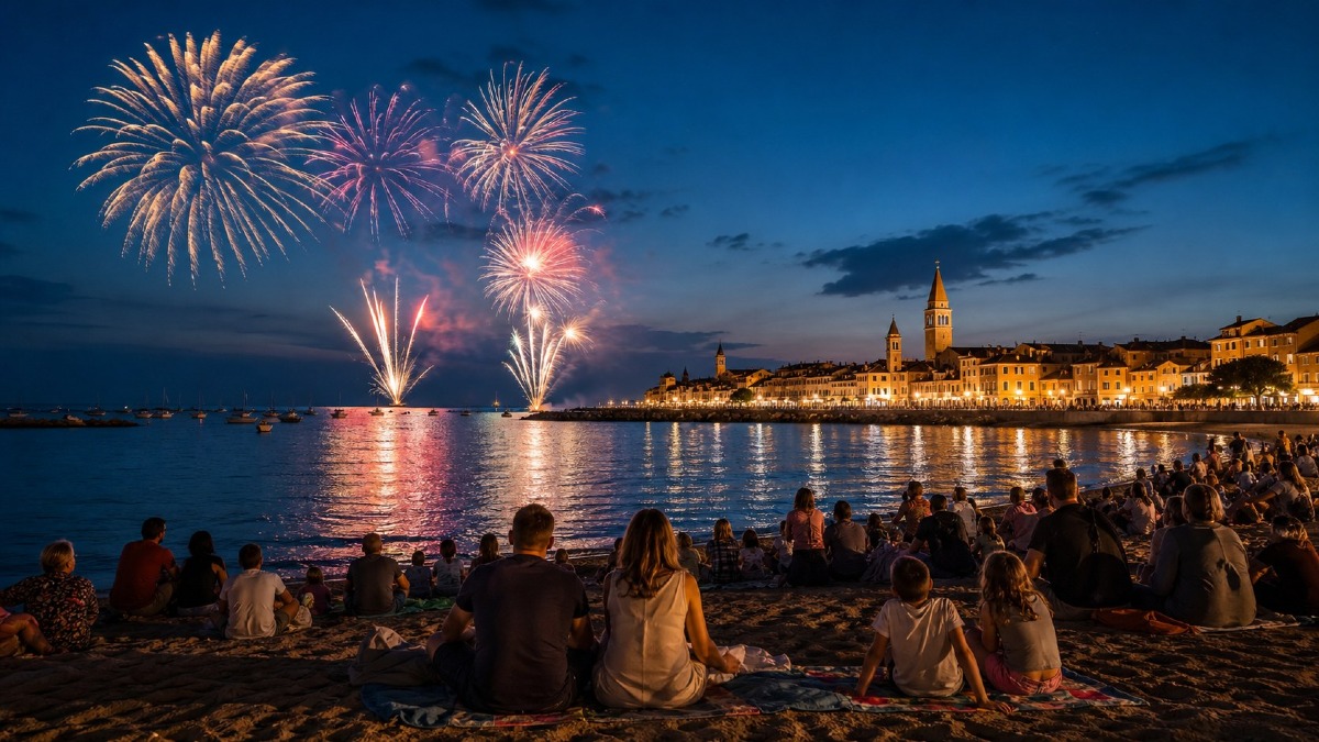 Ferragosto 2026 tra Bibione e Caorle: fuochi, orari e parcheggi - 