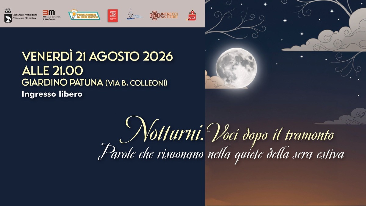 Monfalcone, letture sotto le stelle al Giardino Patuna il 21 agosto - 