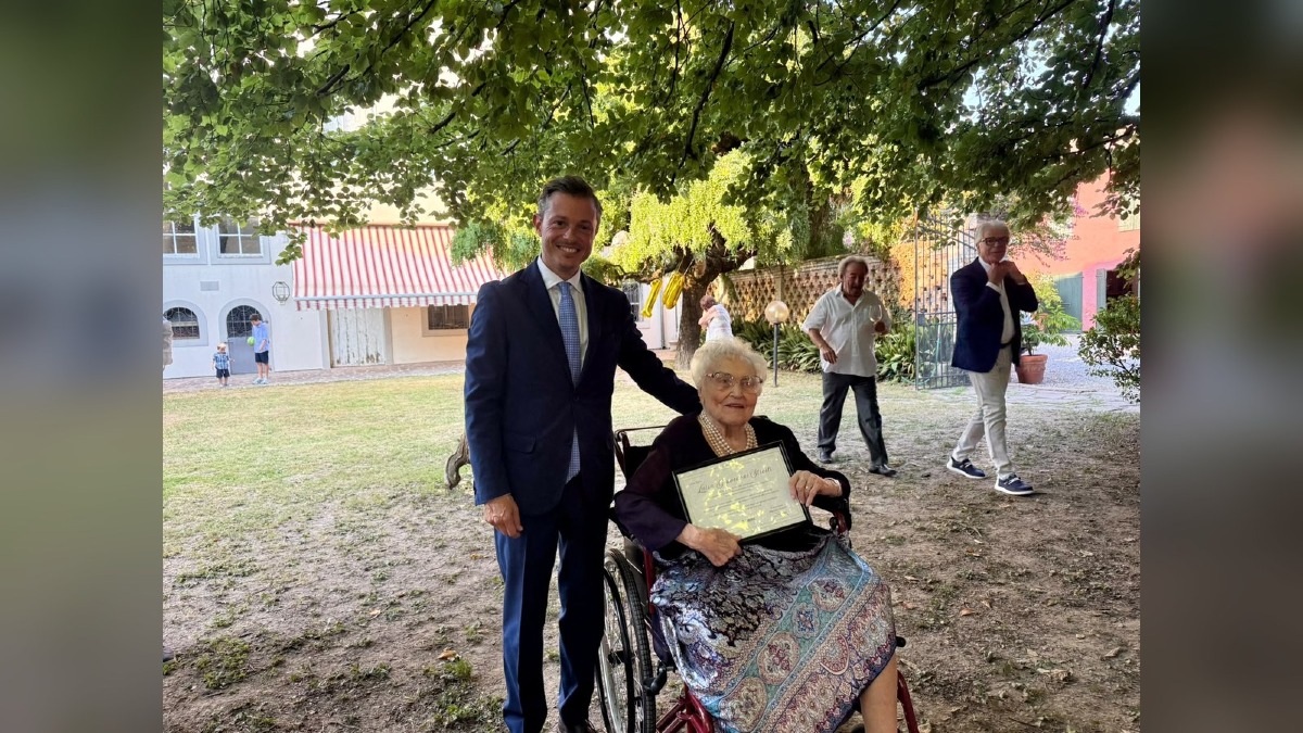 Udine, Luisa Giavedoni Stroili festeggia 100 anni: gli auguri della città - 