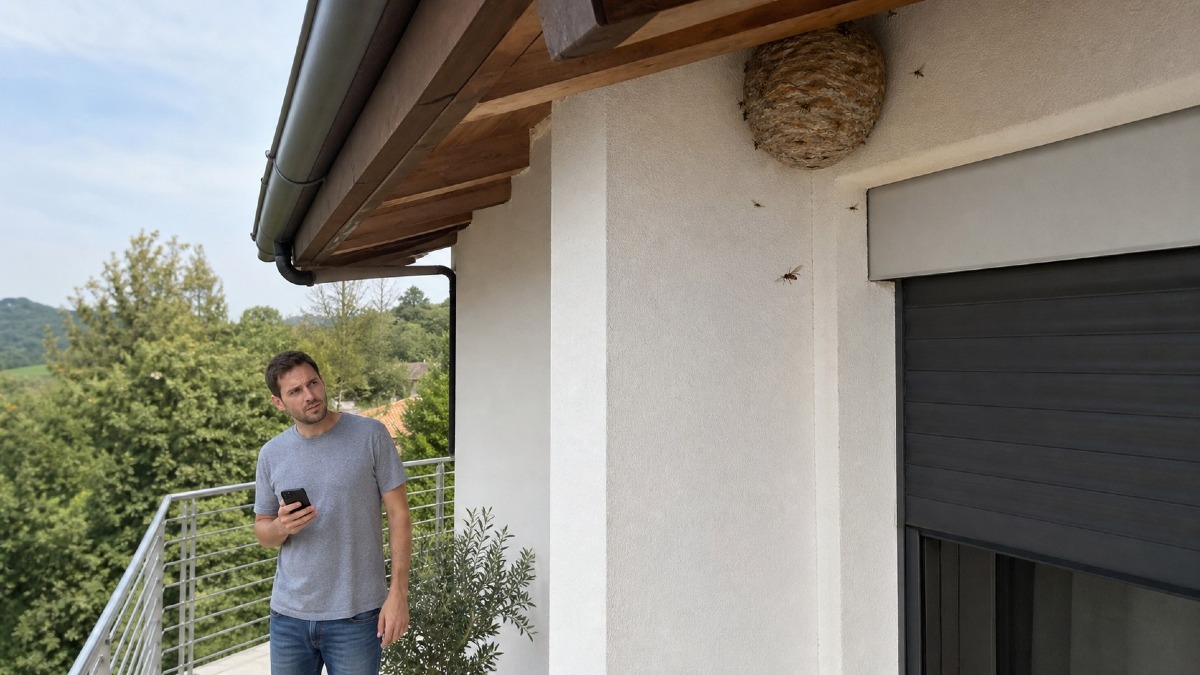 Nido di vespe o calabroni in casa: chi chiamare e cosa non fare - 