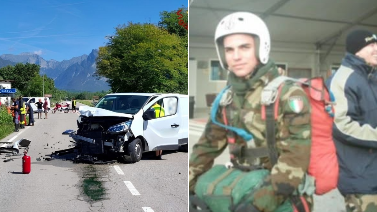 Bellunese, schianto sulla SP2 a Santa Giustina: morto un militare del Reggimento Serenissima - 