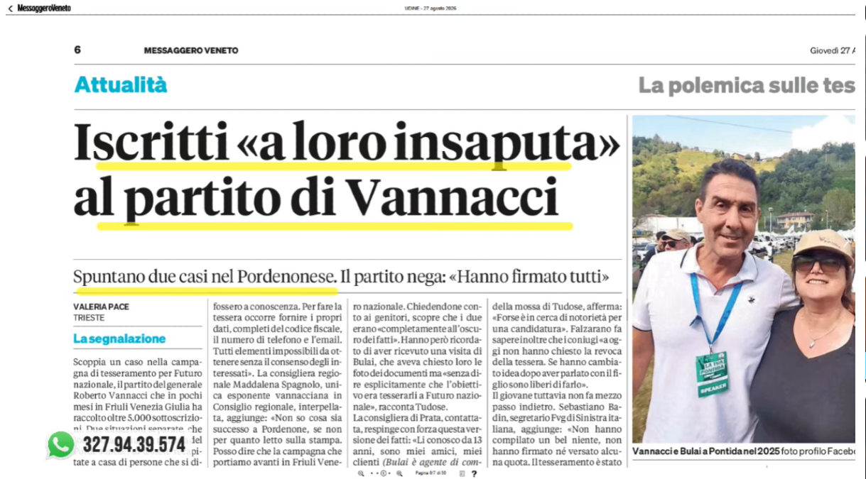 La Rassegna stampa di Nordest24, puntata di giovedì 27 agosto 2026 | VIDEO