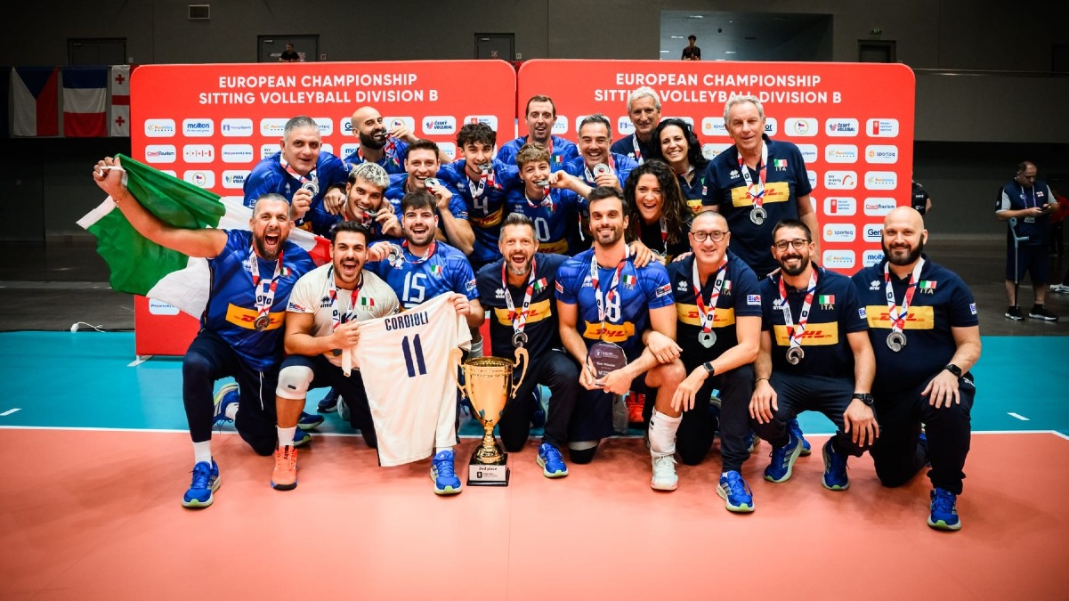Farra di Soligo, Davide Nadai è vicecampione d’Europa nel sitting volley - 