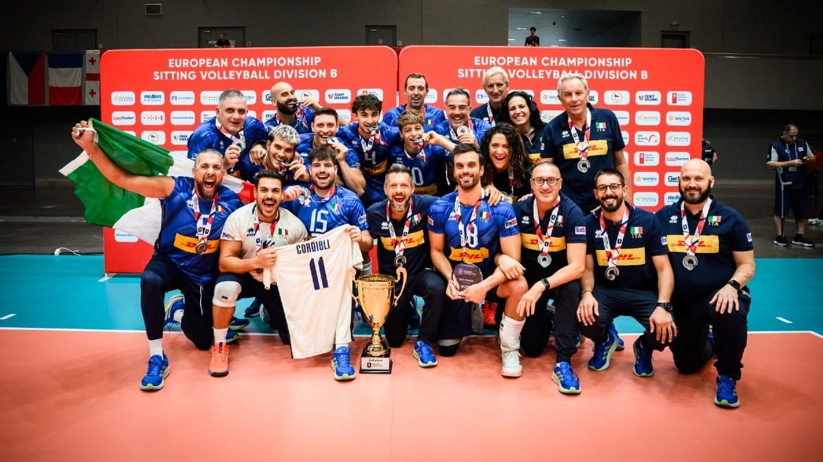 Dal Trevigiano all’Europa: Davide Nadai trascina l’Italia del sitting volley e chiude con argento - 