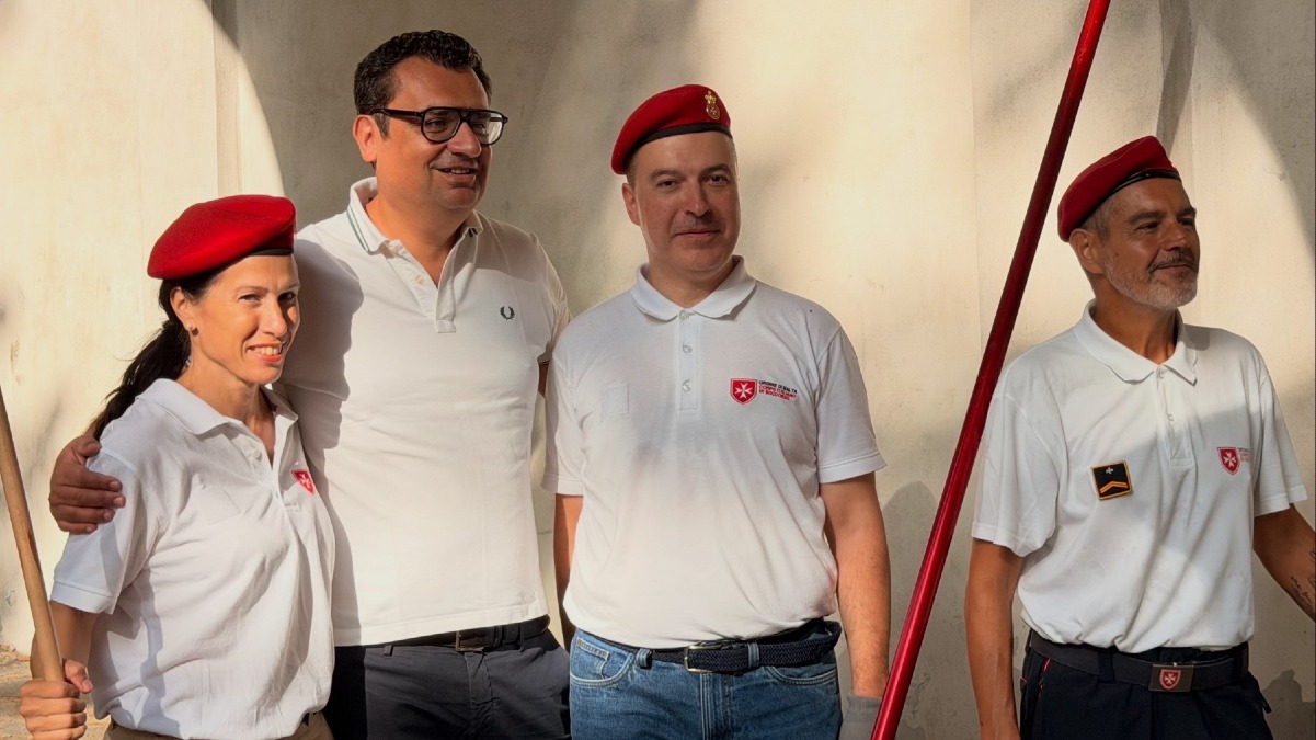 Monte Berico, volontari al lavoro per la pulizia in vista delle celebrazioni dell’8 settembre - 
