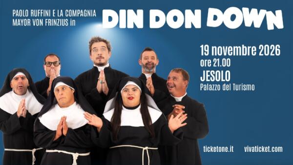 Paolo Ruffini porta Din Don Down a Jesolo: spettacolo il 19 novembre