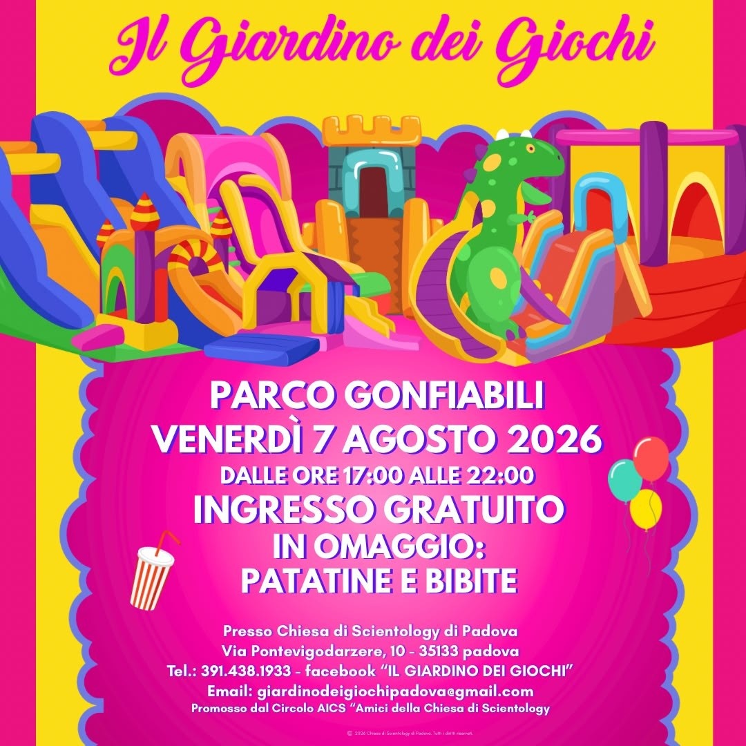 Padova, cinema all’aperto e parco gonfiabili: doppio appuntamento gratuito a Villa Lanza