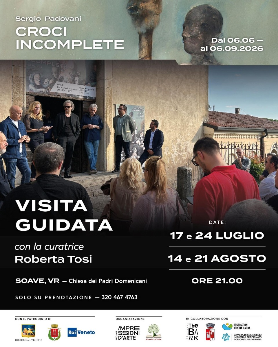 Locandina: Soave, due serate speciali ad agosto per la mostra di Sergio Padovani