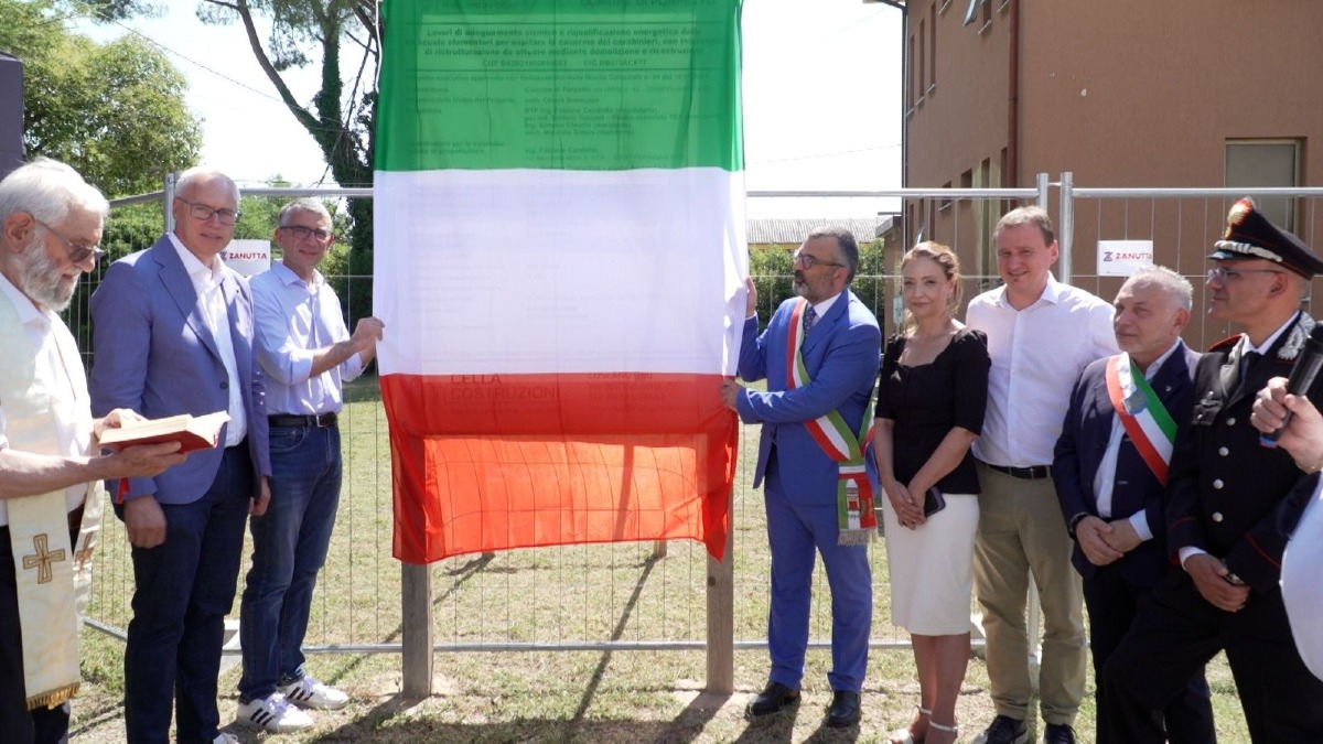 Porpetto, partiti i lavori per la nuova caserma dei Carabinieri a Castello