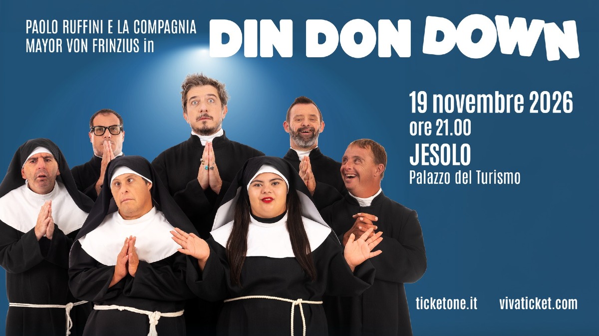 Paolo Ruffini porta Din Don Down a Jesolo: spettacolo il 19 novembre