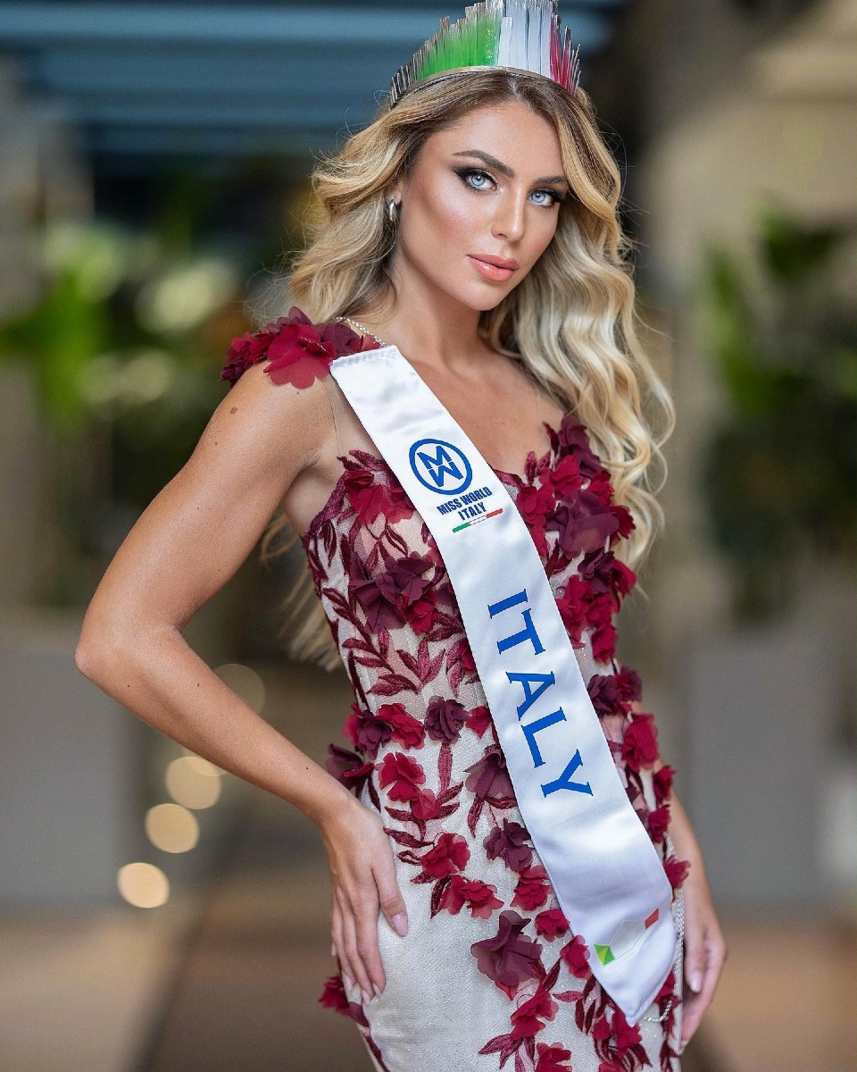 Lucrezia Mangilli, friulana e Miss World Italy, vola in Vietnam per Miss World 2026