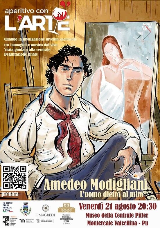 Montereale Valcellina, una serata su Modigliani all’ex Centrale Idroelettrica il 21