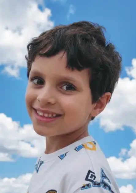 Il piccolo Leonardo Dos Santos Bosso