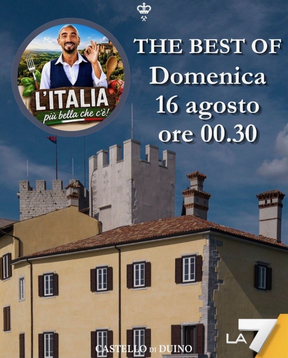 Castello di Duino su LA7: il 16 agosto 2026 il best of dedicato a Trieste e al golfo