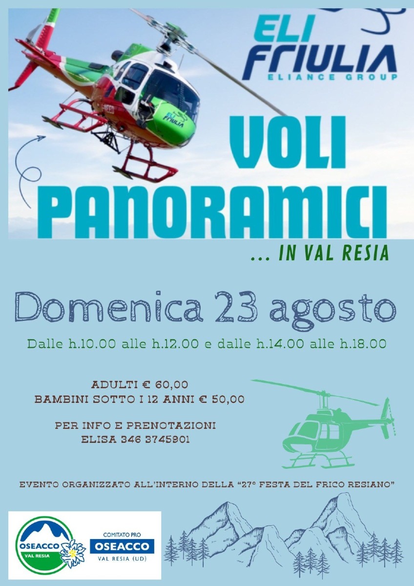 Festa del Frico Resiano 2026, a Oseacco quattro giorni tra cucina, musica e camminate