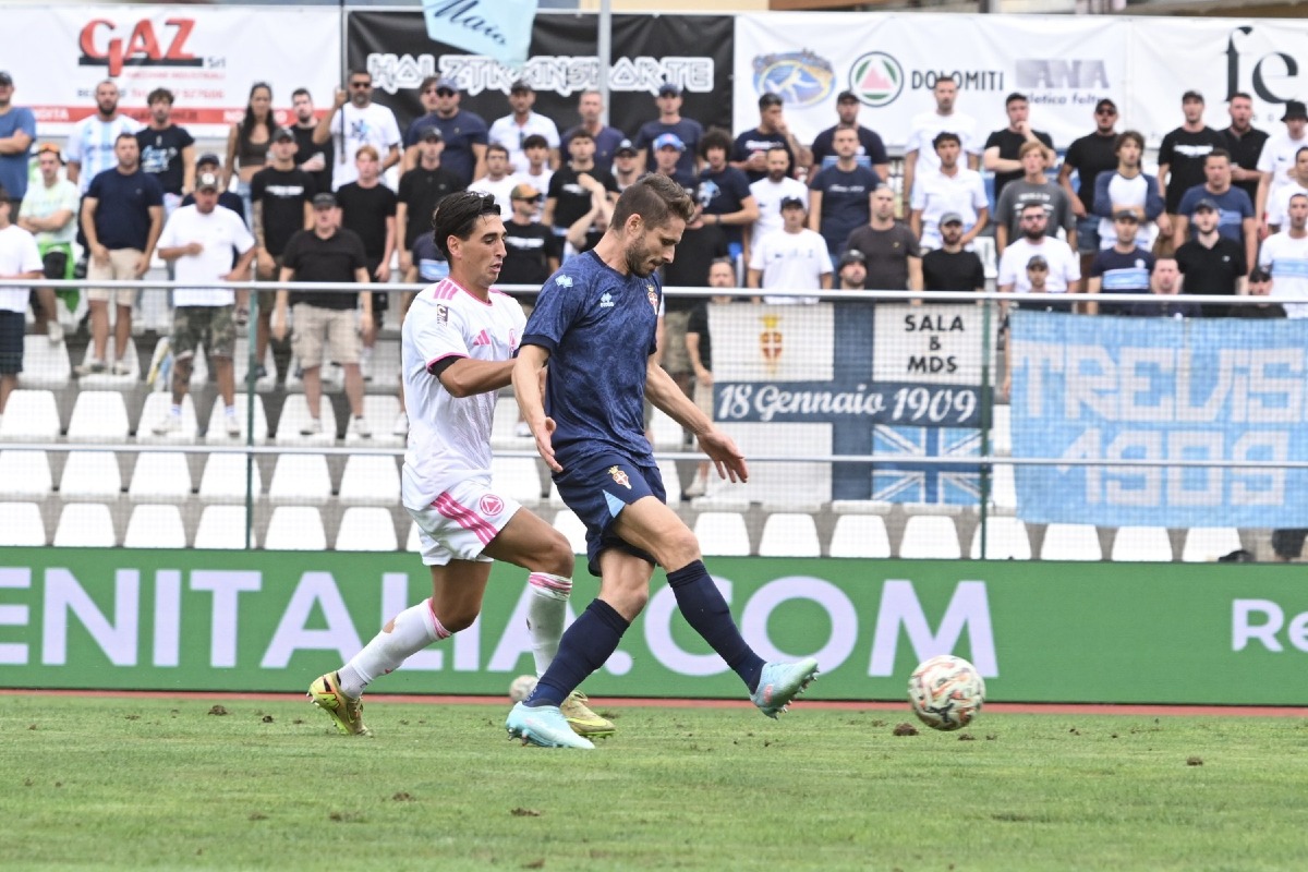 Coppa Italia Serie C, Dolomiti Bellunesi avanti: Treviso battuto 1-0 a Feltre