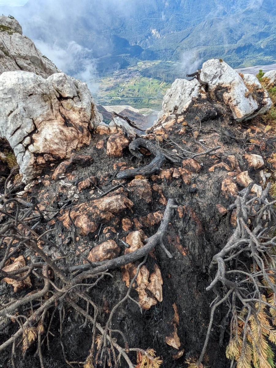 Monte Amariana, sentieri chiusi dopo l’incendio: CAI Tolmezzo segnala percorsi pericolosi