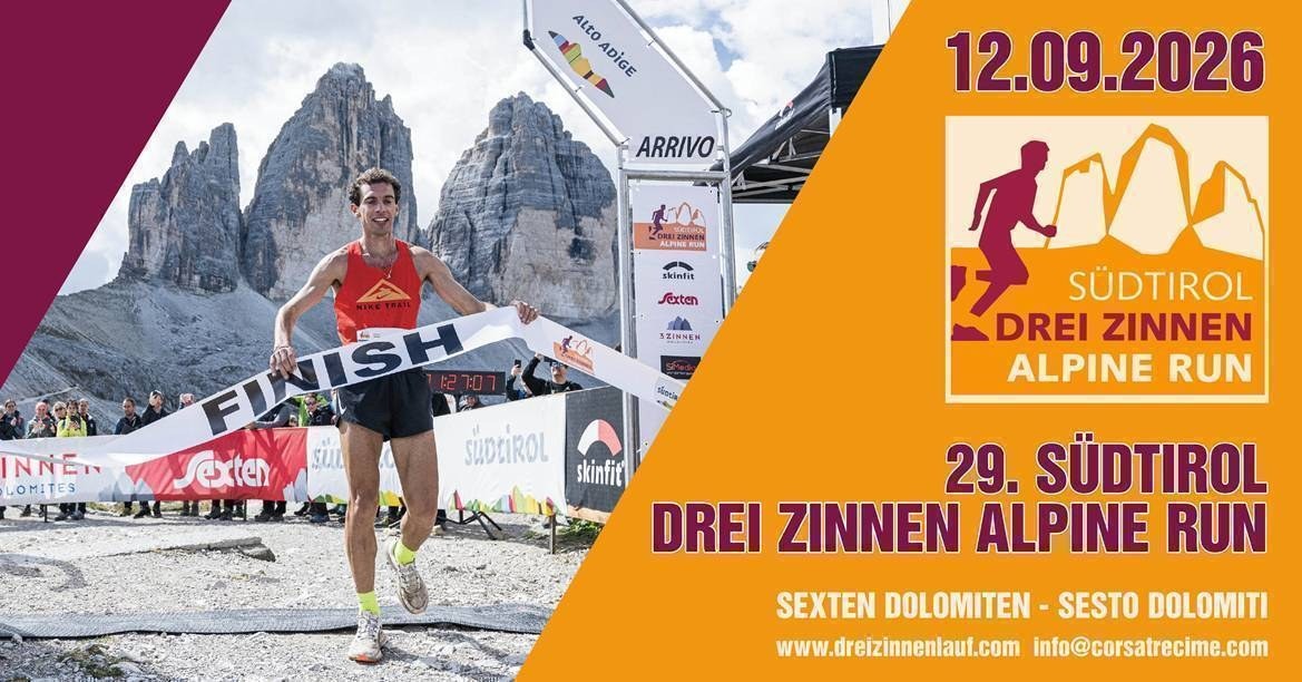 Sesto, Drei Zinnen Alpine Run il 12 settembre: iscrizioni aperte fino al 31 agosto