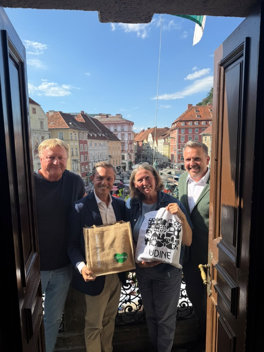 Udine guarda a Graz per il commercio di prossimità e la rigenerazione urbana